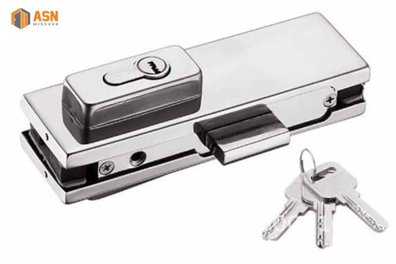 Bộ khóa cửa nhôm kính