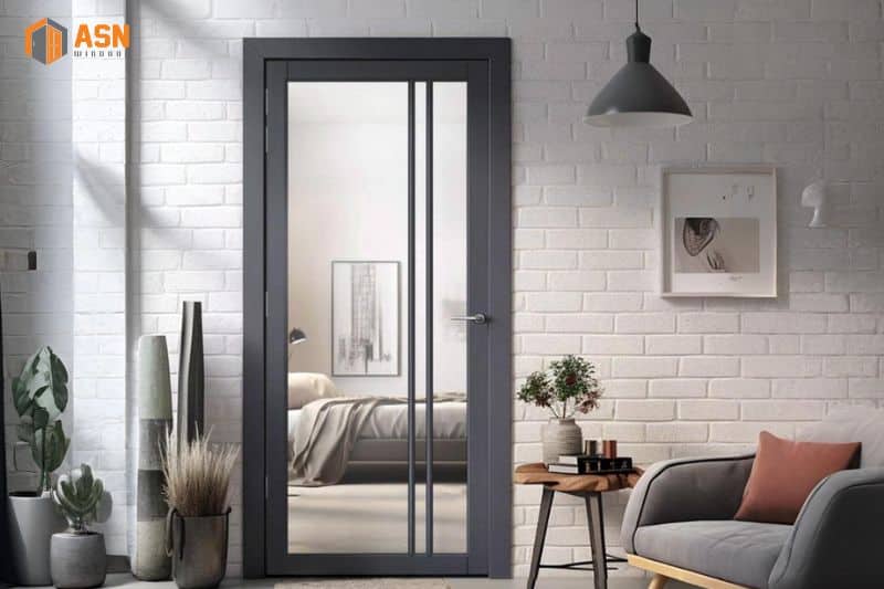 cửa nhôm Xingfa 1 cánh phòng ngủ