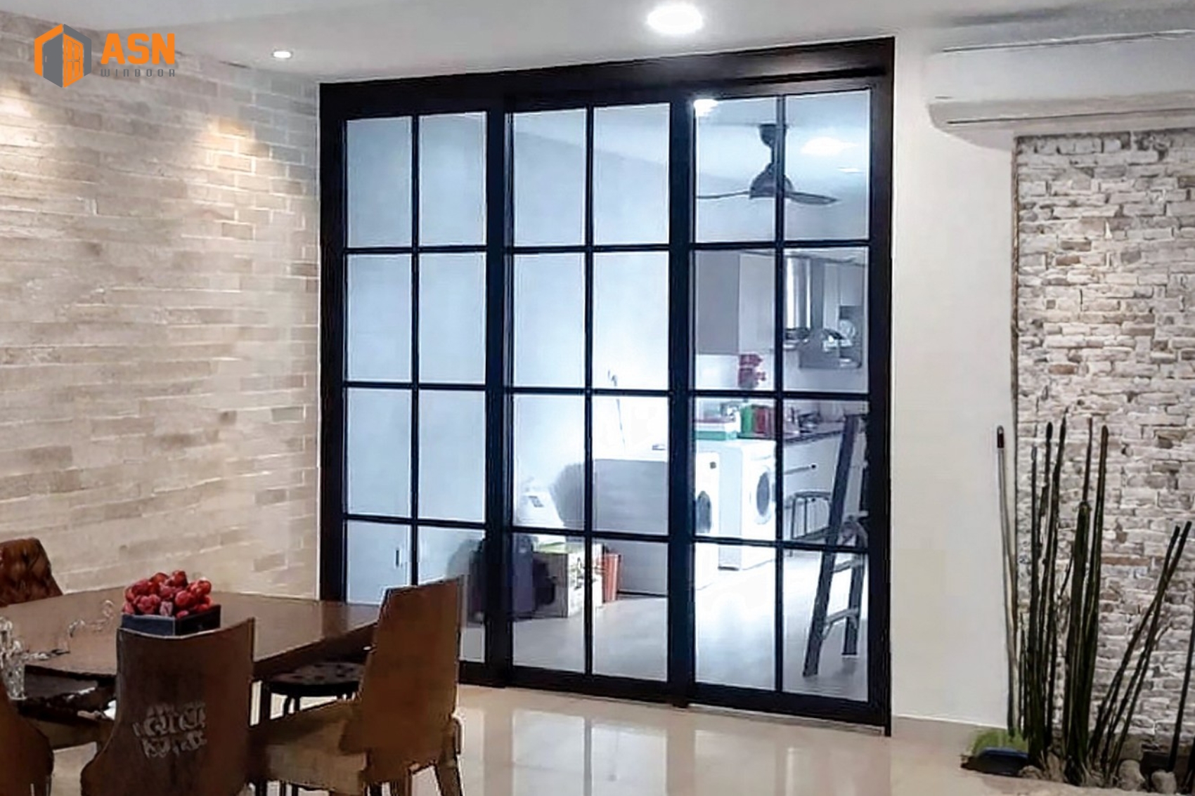 Cửa Lùa 3 Cánh