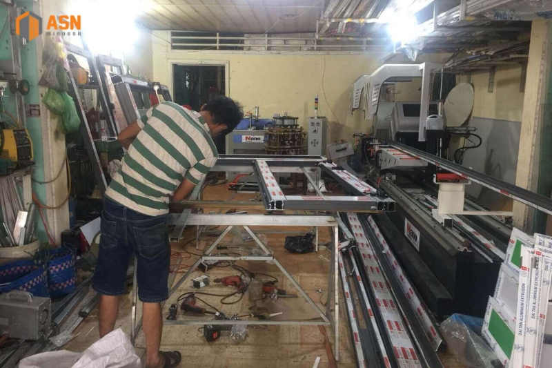 Cách làm cửa nhôm Xingfa