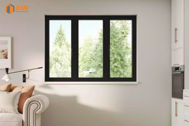 Cửa sổ lùa 3 cánh hệ 55