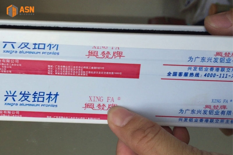 Mã nhôm Xingfa hệ 55
