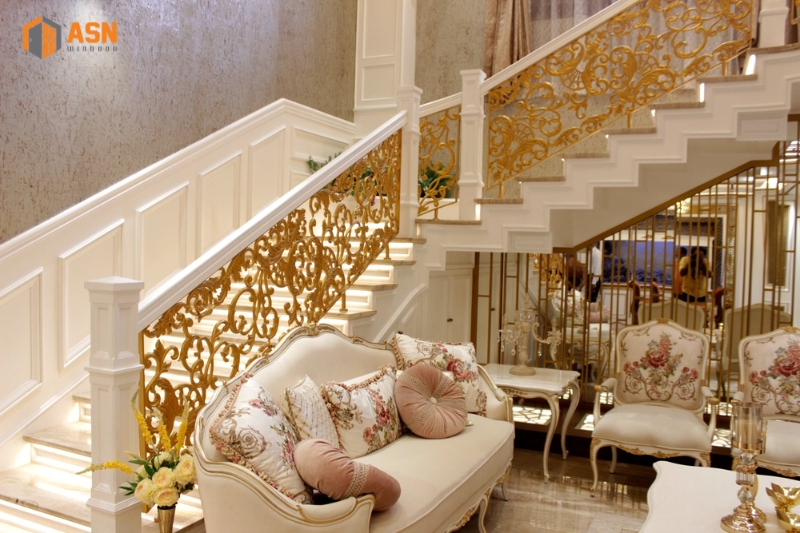 mẫu lan can nhôm đúc đẹp