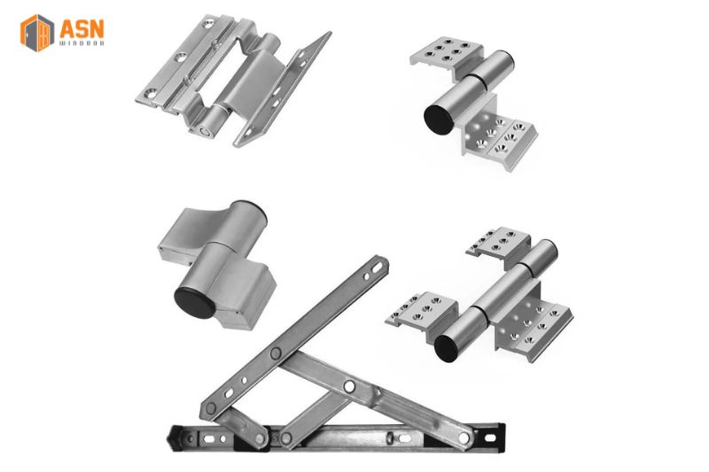 Các loại bản lề cửa nhôm Xingfa