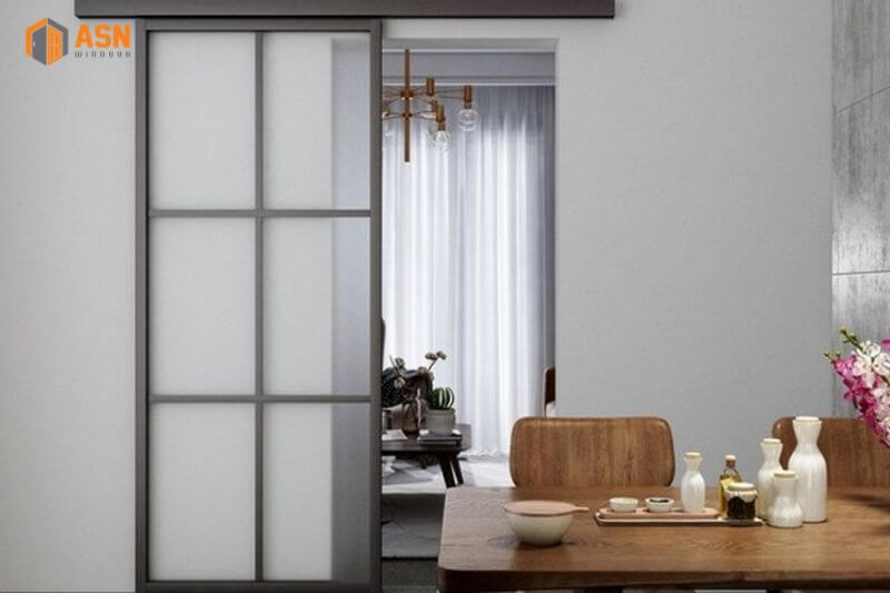 Cửa đi lùa 1 cánh hệ 55