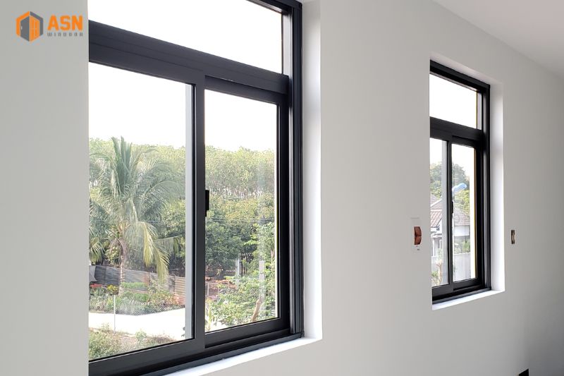 Cửa lùa hệ 55 vát cạnh