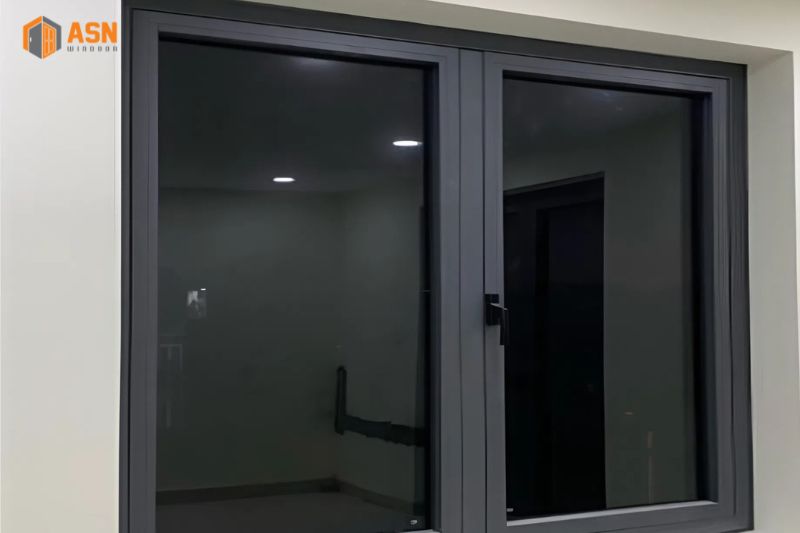 Cửa lùa hệ 55 vát cạnh