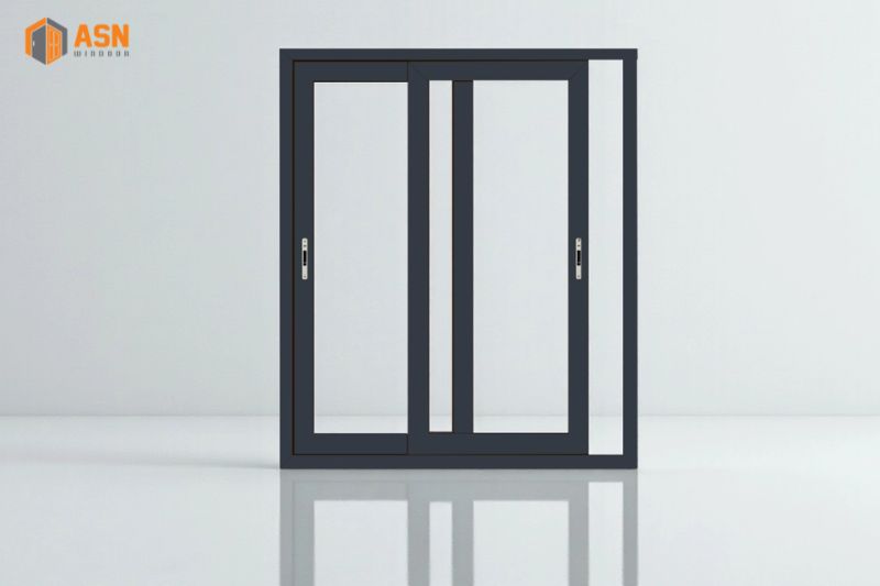 Cửa lùa hệ 55 vát cạnh