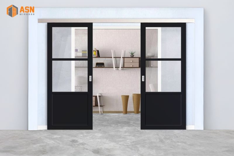 Cửa lùa nhôm Xingfa 2 cánh