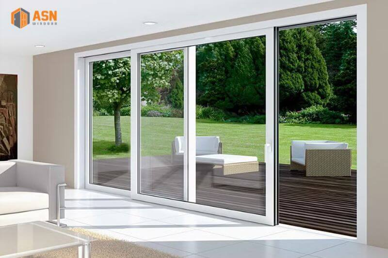 Diện tích cửa chính 4 cánh