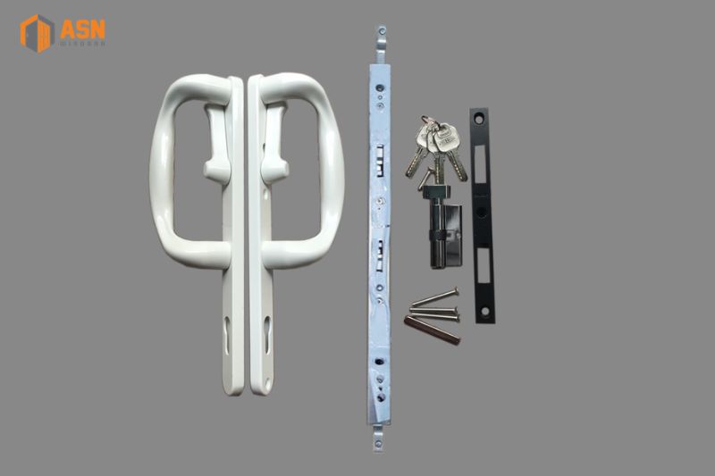 Khóa cửa lùa nhôm Xingfa