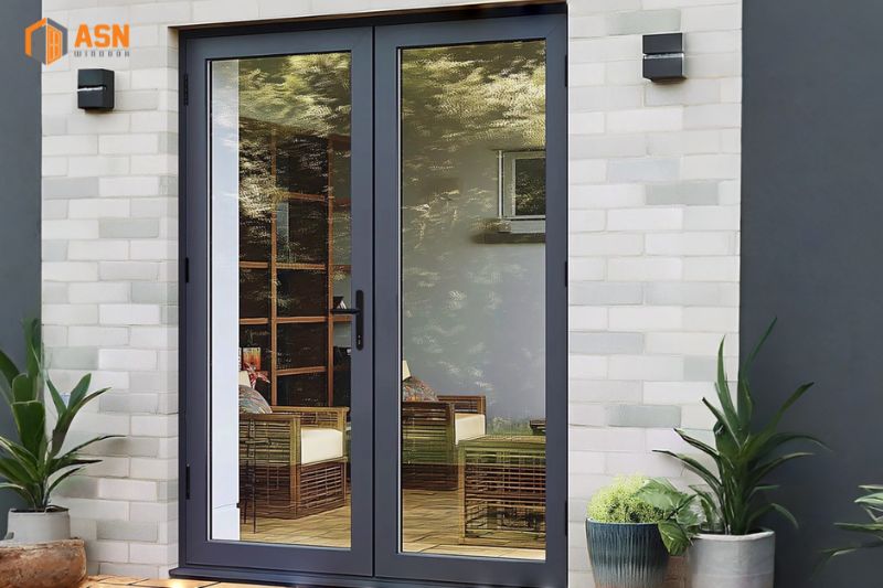 kích thước cửa chính 2 cánh