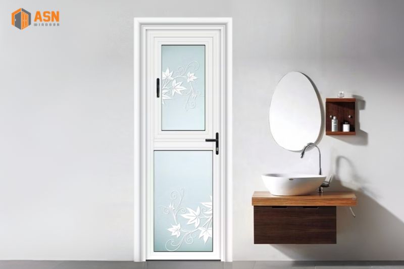 Kích thước cửa nhà vệ sinh nhôm Xingfa