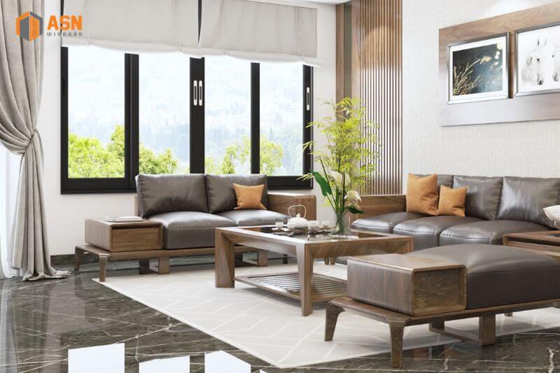 kích thước cửa sổ phòng khách 4 cánh
