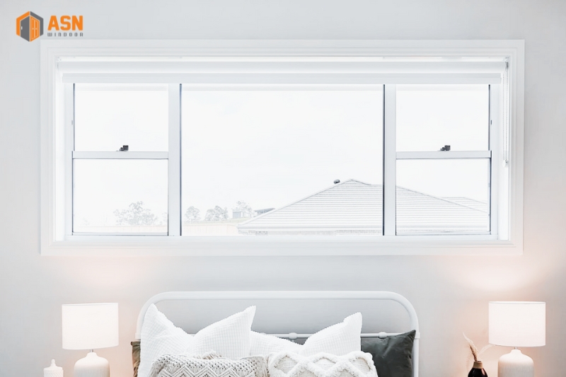 Mẫu cửa sổ nhôm Xingfa 2 cánh đẹp