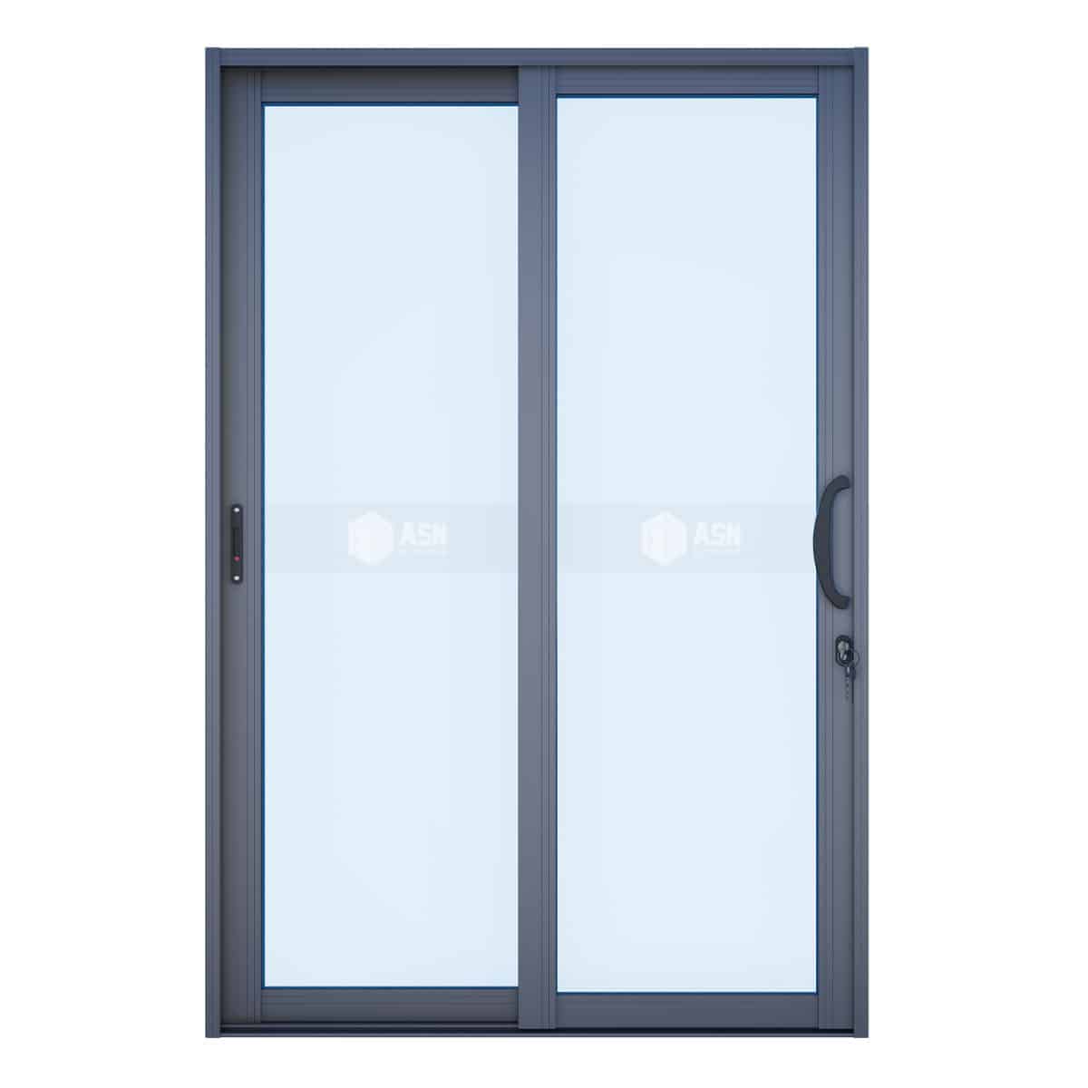 CỬA ĐI 2 CÁNH MỞ LÙA NHÔM XINGFA HỆ PHỔ THÔNG 93