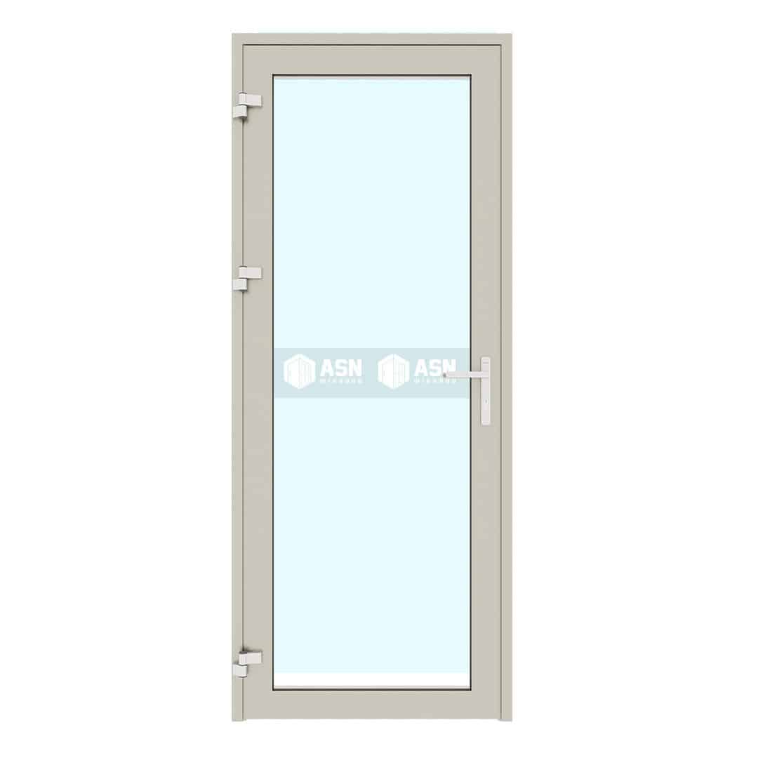 Cửa đi 1 cánh mở quay nhôm Xingfa hệ 55 Anodized-ED