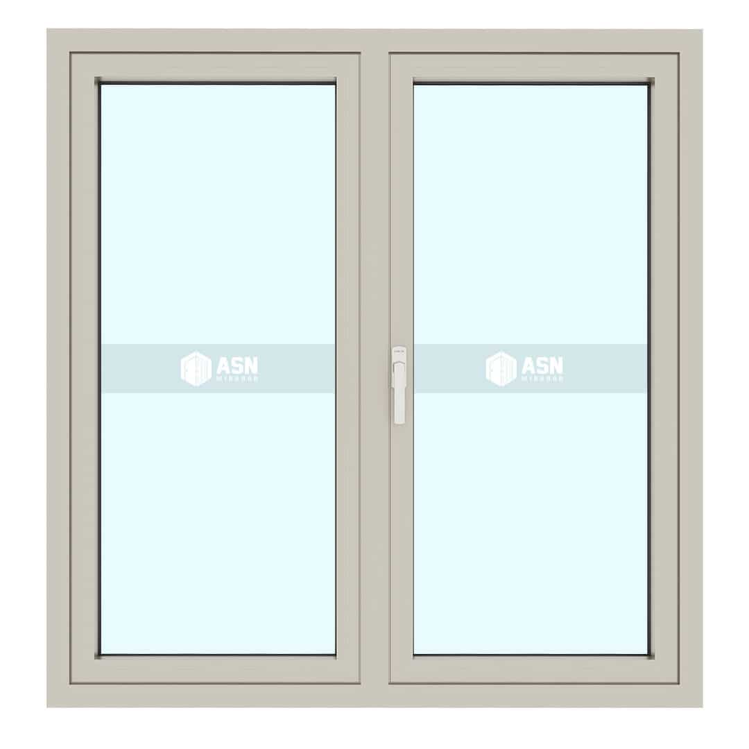 Cửa sổ 2 cánh mở quay nhôm Xingfa hệ 55 Anodized-ED