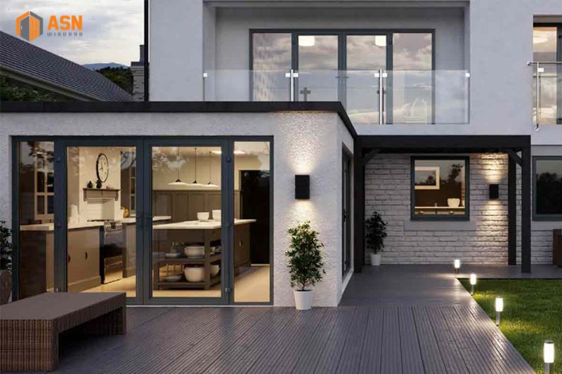 cửa nhôm xingfa 2 cánh giá bao nhiêu
