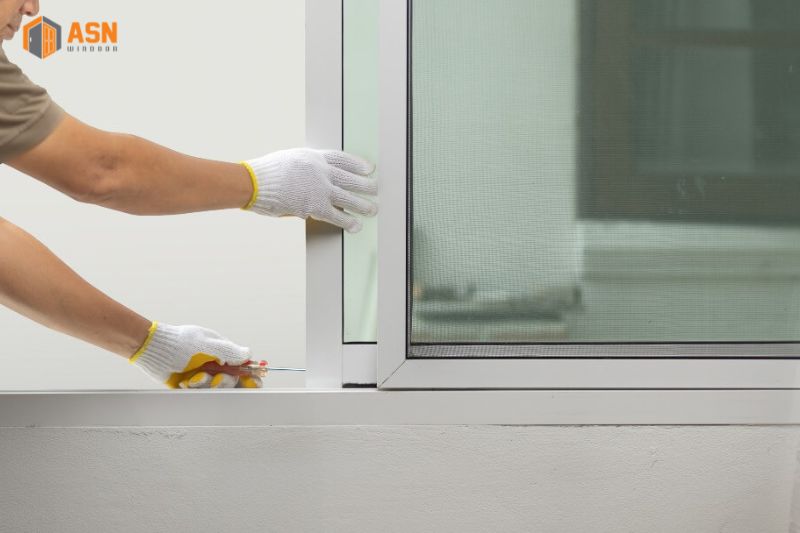 giá cửa sổ lùa 4 cánh xingfa hệ 55