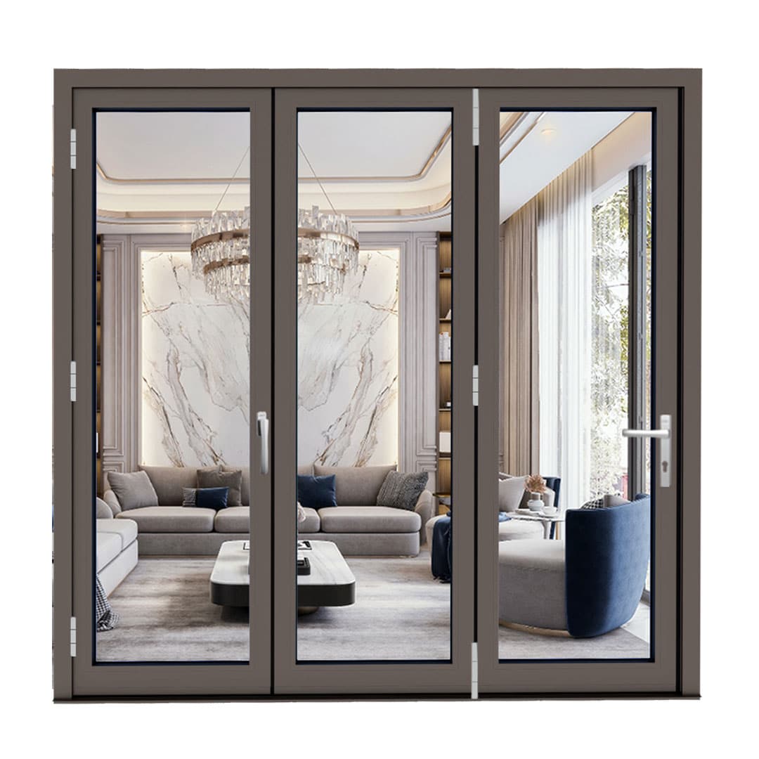 CỬA ĐI 3 CÁNH XẾP TRƯỢT NHÔM XINGFA CLASS A – HỆ AC80